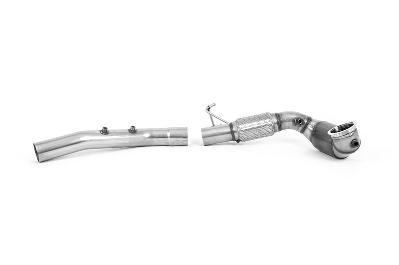 VW Golf Mk8 GTI & Mk8.5 Large Bore Downpipe and Hi-Flow Sports Cat by Milltek (2019+)