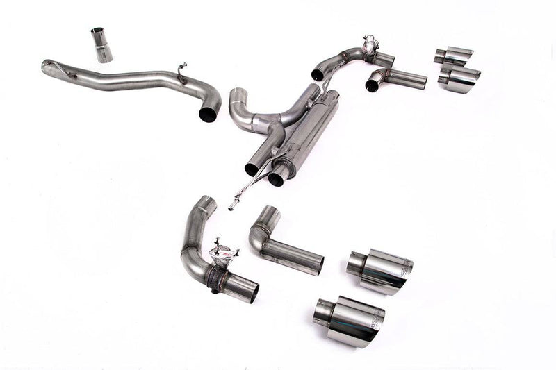 VW Golf Mk8 R Particulate Filter-Back Exhaust System by Milltek (2021+)