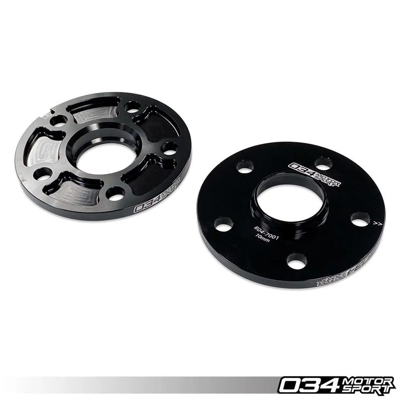 034Motorsport Wheel Spacer Pair, 10mm, Audi and Volkswagen 5x112mm & with 57.1mm Center Bore