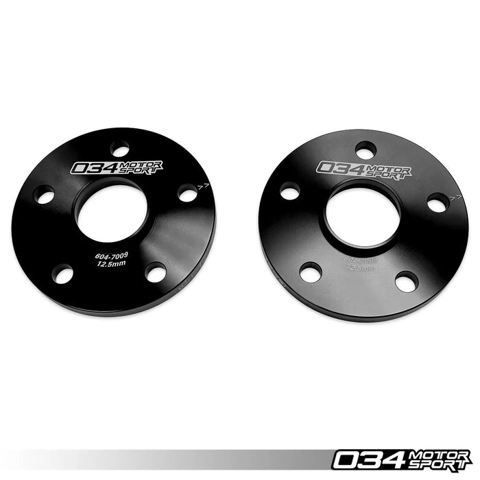 034Motorsport Wheel Spacer Pair, 12.5mm, Volkswagen & Audi 5x112 with 57.1mm Center Bore