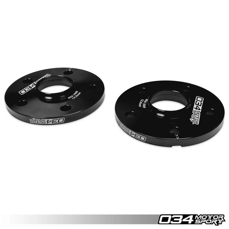 034Motorsport Wheel Spacer Pair, 12.5mm, Volkswagen & Audi 5x112 with 57.1mm Center Bore