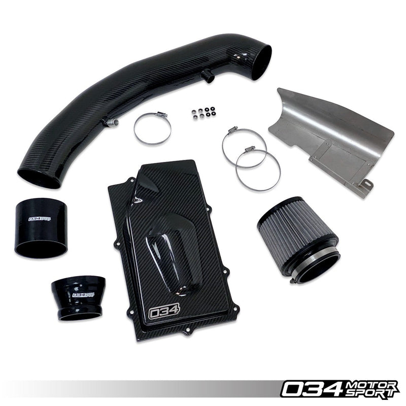 034MOTORSPORT X34 4" CARBON FIBER CLOSED-TOP COLD AIR INTAKE SYSTEM AUDI TT RS, RS3 2.5 TFSI EVO