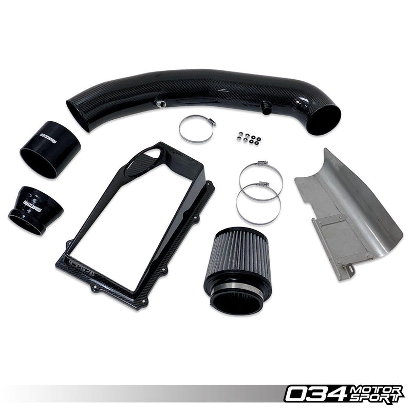 034MOTORSPORT X34 4" CARBON FIBER OPEN-TOP COLD AIR INTAKE SYSTEM AUDI TT RS, RS3 2.5 TFSI EVO