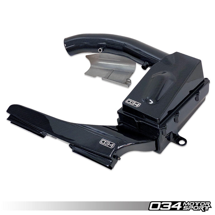 034MOTORSPORT X34 CARBON FIBER 4" CLOSED TOP INTAKE BUNDLE AUDI TT RS, RS3 2.5 TFSI EVO
