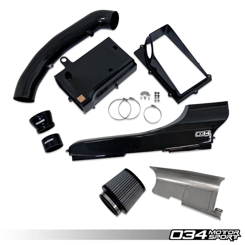 034MOTORSPORT X34 CARBON FIBER OPEN-TOP 4" INTAKE BUNDLE AUDI TTRS, RS3 2.5 TFSI EVO