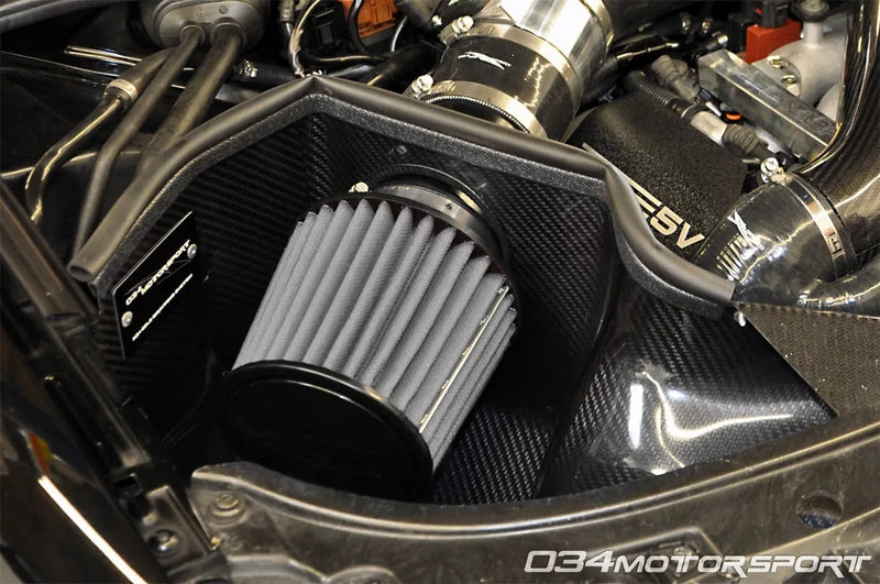 034 Motorsport X34 Carbon Fiber Intake System - B5 S4 / C5 A6 2.7T