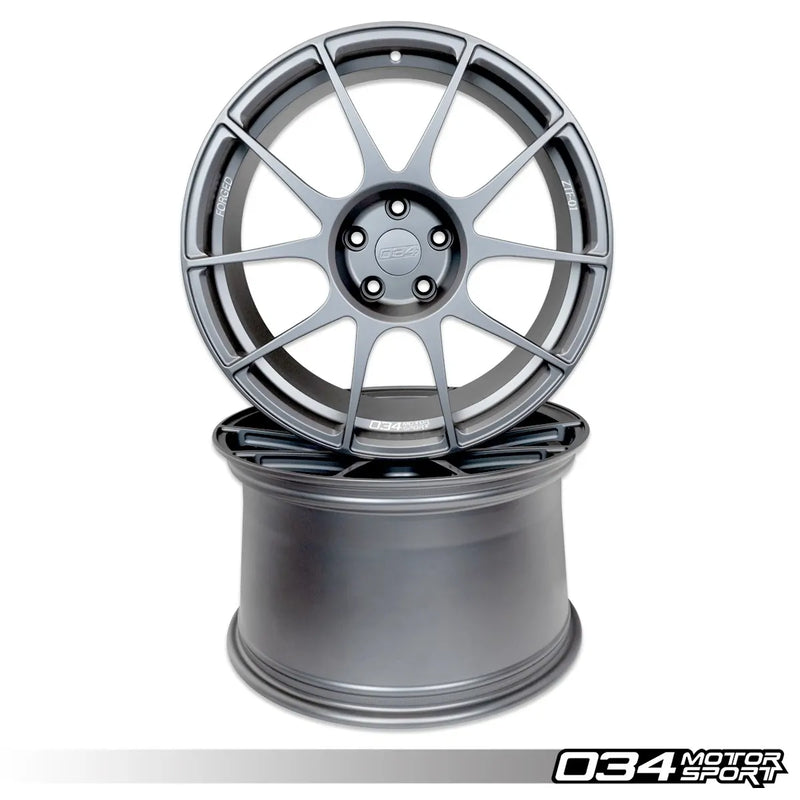 034Motorsport ZTF-R01 Forged Wheel Set, Gen 1 & Gen 1.5 Audi R8 (4.2 V8 & 5.2 V10)